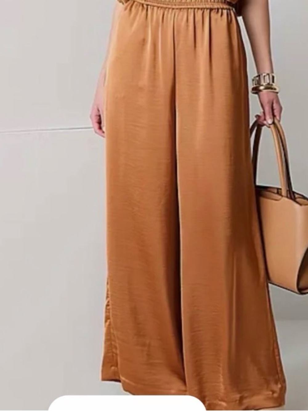 Worthington Brown  plus size 2X Pull On Pants   Casual dress elegant wide leg